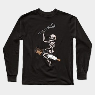 Skull and car Long Sleeve T-Shirt